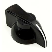 Chicken head osoitin nuppi, musta ruuvikiinnitys n. 13 x 19 x 32 mm