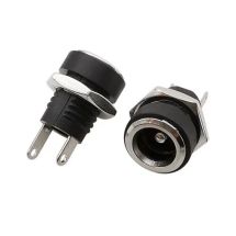 DC -runkoliitin 2.1 / 5.5mm, eristetty, pieni