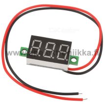 Jännitenäyttö 3.3VDC - 30VDC, vihreät segmentit