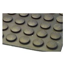 Laitekotelotassu, musta, 3.7 x 9.5mm 10kpl