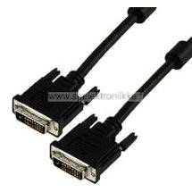 DVI -dual link kaapeli, uros / uros (24 + 4 + 1) n. 2 m