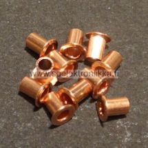 Läpivienti new age eyelet copper pituus 3 mm n. 50 kpl