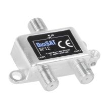 F jakaja 1 in 2 out 5 - 2400 MHz DC -läpi