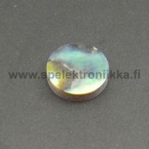 Otelautamerkki aito Green Abalone simpukka 6.35 mm OTEABAL63