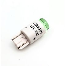 12V LED-merkkivalo T10-kannalla vihreä