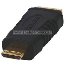 HDMI A naaras / HDMI C (miniHDMI) uros