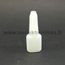 Muovipullo HDPE 10ml pensselillä muotoilu kuten pikaliimapulloilla