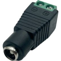 DC-liitin vastake 2.1mm / 5.5mm ruuviliitoksella