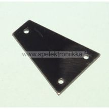Kaularaudan peitelevy "Jackson ", black, 1ply