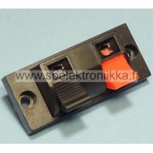 Speaker connector panel speaker terminal KAPA 7, 2-pole, rectangular