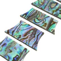 Abalone otelautamerkkisetti "Kruunu", aito green
