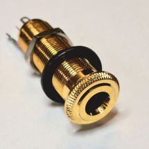 Stereojakki kytkimellä, 6.3mm, pitkällä kierteellä, ei hihnanuppia KJ63GD