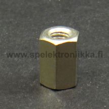 Korotusmutteri korotushylsy metallia malli 7 Pit. 10mm kierre 4mm