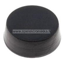 Laitekotelotassu, musta, halk. 10.5/11mm kork. 5mm