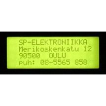 LCD -näyttö M204-1A2 4x20 merkkiä, taustavalo