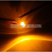 Superkirkas LED 5mm Deep Amber typ. 18000 mcd