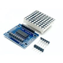 MAX7219 8x8 LED pistematriisi moduuli, sininen