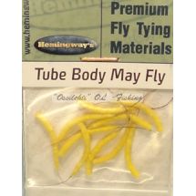 Hemingway's Mayfly Tube Body Yellow Medium