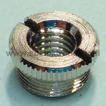Adapter 3/8 "female thread  5/8" male thread, surface mounting with small flange