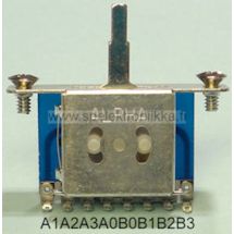 Mikrofoninvaihtokytkin ALPHA BLUE 5WAY (vipu 3.5mm)