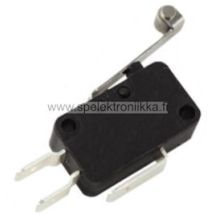 Mikrokytkin nro5 vipu 27 mm rulla 16(3)A 250VAC 1 x vaihto