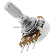 Monopotentiometri 10kohm lineaarinen, metallia
