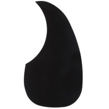 Kitaran pleksi, musta, liimapinta, teardrop style PG1BLK