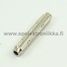 6.3mm monojakki / 6.3mm monojakki adapteri metallia