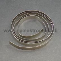 Nikkeliliuska 8 mm x 0,2 mm nikkelöity teräsliuska akkupakettien hitsaukseen 1m