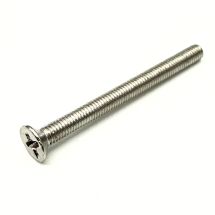 Uppokanta koneruuvi 3mm x 30mm nikkeli