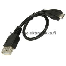 OTG USB A naaras / micro USB B uros adapteri johto USB 2 High Speed