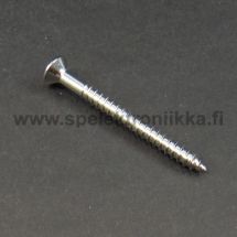 Oval base chrome screw for wood, neck screw 4245CRW