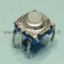 Pienoispainike ALPS piirilevylle 7 x 7 mm sininen maadoitusnastalla