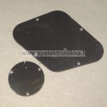 Peitelevysetti potikoille ja kytkimelle LP black 1PLY