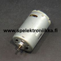 Pienoismoottori DC moottori 12V / 9000 r 3 mm (3.18 mm) akseli kovavääntöinen