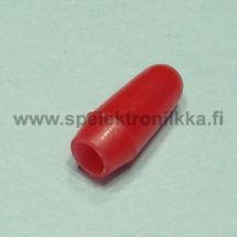 Pienoisvipukytkimen värillinen muovihattu Punainen