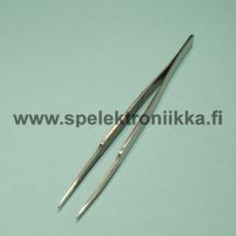 Pinsetit, suorat tylppäkärkiset 120 mm ruostumaton teräs antimagnetic