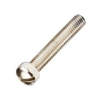 Pickup pole screw - polepiece ruuvi kitaramikrofonille - nikkeli