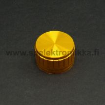 Potentiometrin nuppi 17 x 30 mm alumiinipäällysteinen GOLDENCOPPER "push to fit"