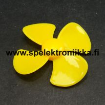 Potkuri tuulivoima propelli 40 mm 4 lapaa 1.5 mm akselille sievä kuin auringonkukka