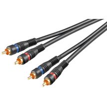 RCA uros / RCA uros kaapeli 5 m, kuparia