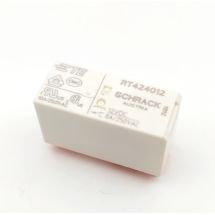 Rele 12V / 8A 2 x vaihto, RT424012