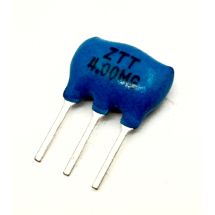 Keraaminen resonaattori kondensaattoreille 4MHz