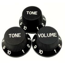 ST nuppisarja musta 1 x volume 2 x tone