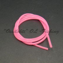 Silikoniputki (silikoniletku) koukunpidin silikoniletku Flu Pink 1m kieppi Sisä 2mm ulko 4 mm TFH™