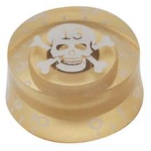 Speed nuppi CUSTOM SKULL PIRATE White / Light Gold