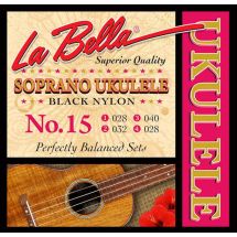 Sopraano ukulelen kielet, La Bella No.15 Black
