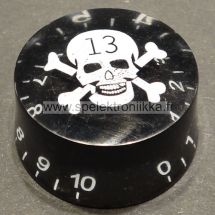 Speed nuppi CUSTOM SKULL PIRATE White / Black