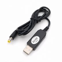 USB DC/DC step up muunnin 5V/9V - 2.1/5.5mm DC plugi