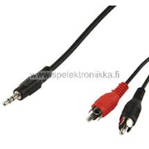 3.5mm stereoplugi / 2 X RCA uros 20m (RCA 10A)